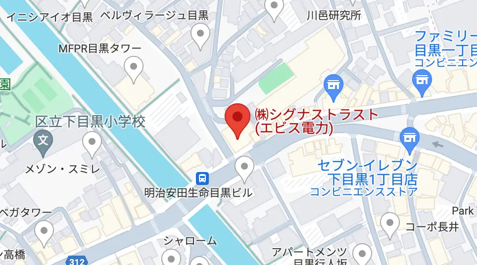 東京本社のMAP