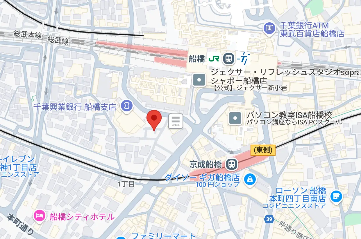 千葉支社のMAP